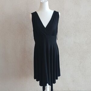 Make Offer! Aa Studio Black Sleeveless Asymmetrical Sundress